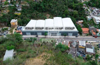 Galpão 3.550 m² - todos à venda por R$ 7.000.000 ou aluguel a partir de R$ 14.000/mês + taxas - Colubandê - São Gonçalo/RJ