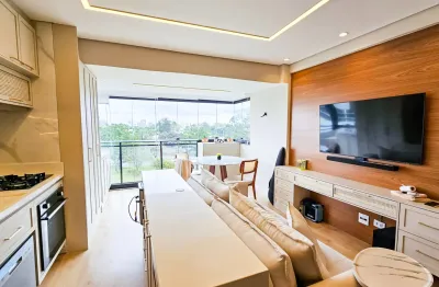 Apartamento à venda em alphaville com 2 suítes  -porteira fechada