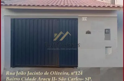 Casa com 2 quartos à venda na Rua João Jacintho de Oliveira, Cidade Aracy, São Carlos