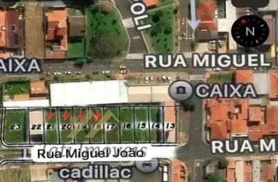 Terreno à venda na Rua Miguel João, Jardim Bandeirantes, São Carlos