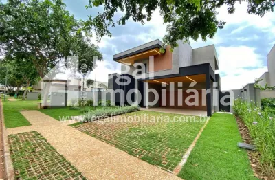 Casa de luxo à venda alphaville ribeirão preto 4suítes, piscina e espaço gourmet