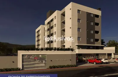 Apartamento na planta com sacada, elevador e área de lazer perto do hipermais do bairro fátima, em joinville/sc!