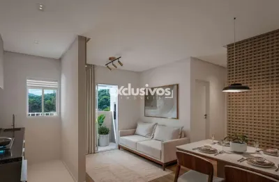 Apartamento 1 suíte em home club completo no bairro glória, em joinville/sc