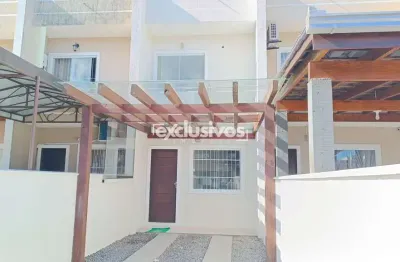 Sobrado geminado à venda no bairro floresta em joinville com 2 quartos por 375 mil