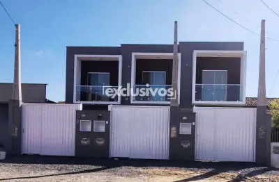 Casa geminada no b: fátima, joinville/sc 1 suite mais 2dorm, 2 vagas, r$479.000,00