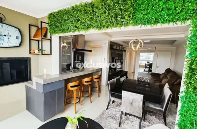 Apartamento semi mobiliado à venda com 1 suite + 2 dormitórios com 95m² privativos e 2 vagas de garagem no bom retiro, joinville/sc