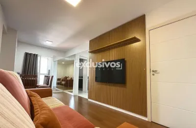 Apartamento semi mobiliado com 1 suíte + 2 qtos no anita garibaldi por 525 mil