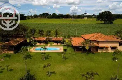 Chácara com 4 dormitórios à venda, 6000 m² por r$ 2.500.000,00 - zona rural - barretos/sp