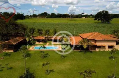 Chácara com 4 dormitórios à venda, 6000 m² por r$ 2.500.000,00 - parque do peão boiadeiro - barretos/sp