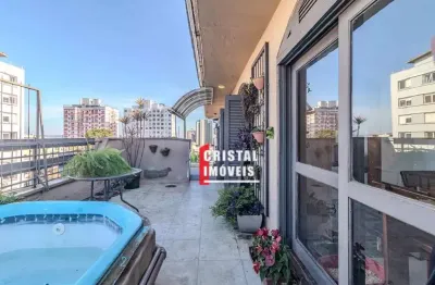 Cobertura 3 dormitórios com 2 vagas a venda no Bairro Cristal em Porto Alegre - ORT122947