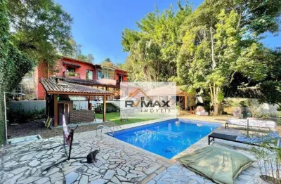 Sobrado à venda, 500 m² por r$ 2.400.000,00 - paisagem renoir - cotia/sp
