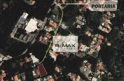 Terreno em condomínio fechado à venda na Rua Jambo, Algarve, Cotia