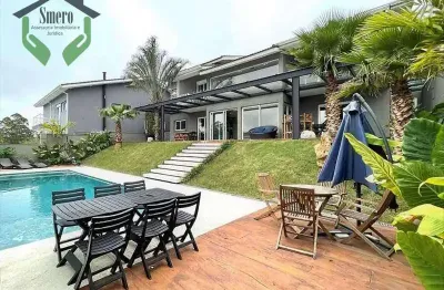 Sobrado com 4 dormitórios à venda, 463 m² por r$ 5.170.000,00 - jardim indaiá - embu das artes/sp