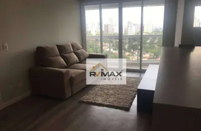 Apartamento com 1 dormitório para alugar, 50 m² por r$ 6.500,00/mês - alphaville - barueri/sp