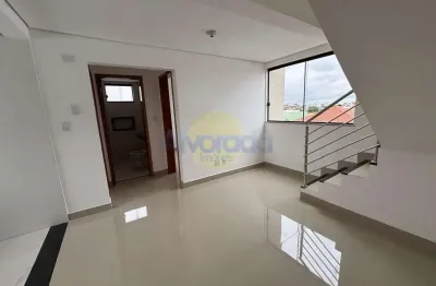 Cobertura para venda em belo horizonte, copacabana, 2 dormitórios, 2 banheiros, 1 vaga