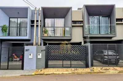 Sobrado com 3 dormitórios à venda no jardim petrópolis - foz do iguaçu/pr