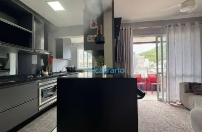 Apartamento semi-mobiliado com 2 dormitórios(1 suíte) à venda, 77 m² por r$ 830.000 - itacorubi - florianópolis/sc