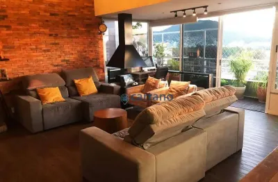 Cobertura mobiliada com 3 dormitórios à venda, 183 m² por r$ 2.390.000 - itacorubi - florianópolis/sc