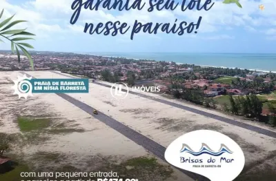 Terreno à venda, 200 m²  - loteamento brisas do mar - praia de barreta - nísia f
