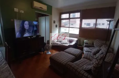 Apartamento à venda no embaré, santos-sp: 2 quartos, 1 sala, 2 banheiros, 1 vaga de garagem, 86m² de área.