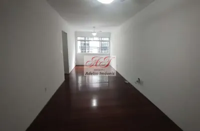 Apartamento para locação de 2 quartos na pompéia, santos-sp: 1 suíte, 1 sala, 3 banheiros, 1 vaga de garagem, 119m².