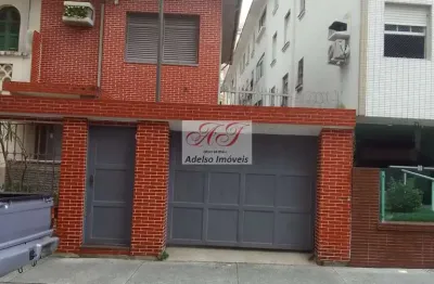 Imperdível: casa para venda ou locação em santos-sp, bairro embaré - 2 quartos, 1 sala, 2 vagas de garagem, 120m² de área