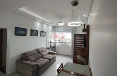 Apartamento à venda em santos-sp, no boqueirão, com 2 quartos, 1 sala, 1 vaga de garagem e 90m² de área.