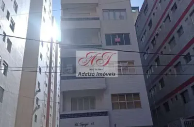 Apartamento à venda em santos-sp, no bairro embaré: 1 quarto, 1 sala, 1 banheiro e 1 vaga de garagem, 55m². venha conferir!