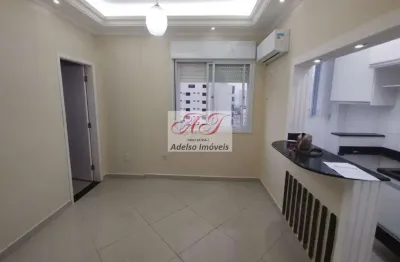 Aluguel de apartamento em santos-sp, bairro embaré - 1 quarto, 1 sala, 1 banheiro, 1 vaga de garagem - 34,00 m².