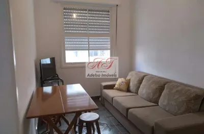 Apartamento à venda em santos-sp, no embaré: 1 quarto, 1 sala, 1 banheiro, 1 vaga de garagem, 38,90m² de área. venha conferir!