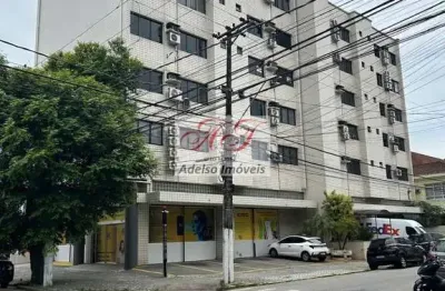 Oportunidade: sala comercial à venda em santos-sp, na vila mathias - 45m² e 1 vaga de garagem.