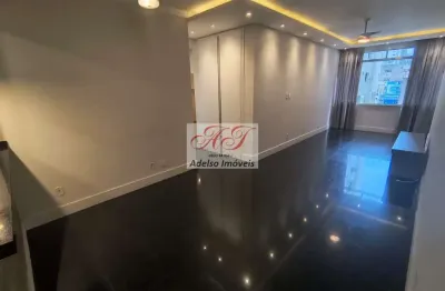 Apartamento com 3 quartos para alugar no embaré, santos , 90 m2 por r$ 4.000