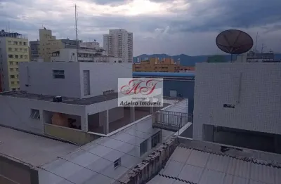 Imperdível apartamento à venda no Centro de São Vicente-SP: 1 quarto, 1 sala, 1 banheiro e 52m² de área!