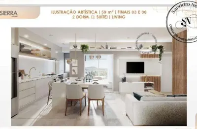 Apartamento à venda, 59m² - 2 dorm. 1 suíte - r$ 479.000 - la sierra - jundiaì - sp