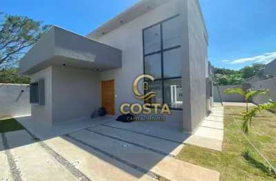 Casa com 3 dormitórios à venda, 129 m² por R$ 790.000,00 - Jardim Atlântico Oeste (Itaipuaçu) - Maricá/RJ
