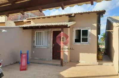 Casa com 2 dormitórios à venda, 70 m² por r$ 300.000 - cajueiros (itaipuaçu) - maricá/rj