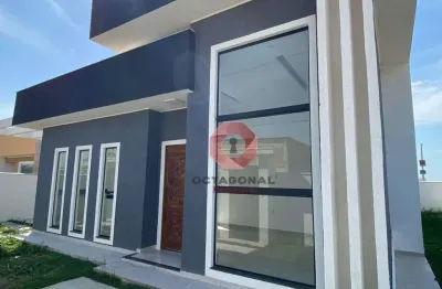 Casa com 3 dormitórios à venda, 85 m² por r$ 500.000,00 - jardim atlântico leste (itaipuaçu) - maricá/rj