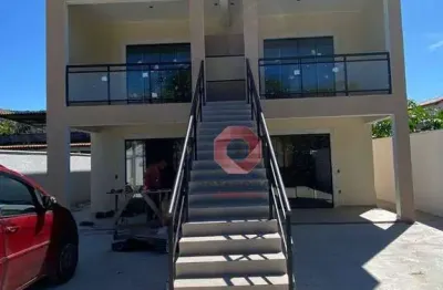 Apartamento com 1 dormitório à venda, 55 m² por r$ 260.000 - são josé do imbassaí - maricá/rj