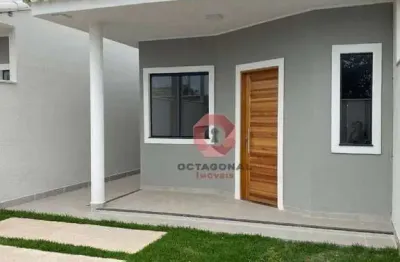 Casa com 2 dormitórios à venda, 240 m² por r$ 450.000,00 - jardim atlântico leste (itaipuaçu) - maricá/rj