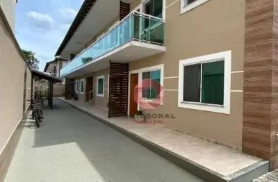Apartamento com 2 dormitórios à venda, 60 m² por r$ 330.000,00 - jardim atlântico oeste (itaipuaçu) - maricá/rj
