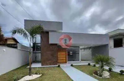 Casa com 3 dormitórios à venda, 129 m² por r$ 878.000,00 - jardim atlântico central (itaipuaçu) - maricá/rj