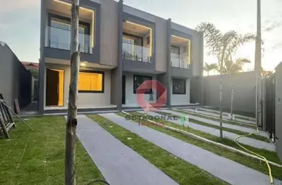 Casa com 2 dormitórios à venda, 75 m² por r$ 480.000,00 - são josé do imbassaí - maricá/rj