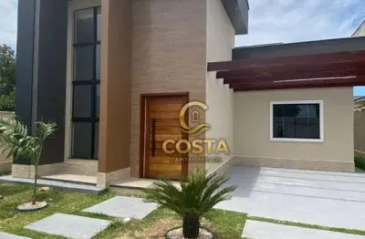 Casa com 3 quartos à venda, 120 m² por R$ 795.000 - Jardim Atlântico Leste (Itaipuaçu) - Maricá/RJ