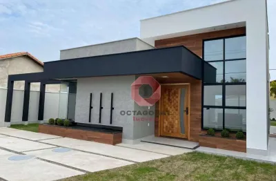 Casa com 3 dormitórios à venda, 119 m² por r$ 850.000,00 - jardim atlântico central (itaipuaçu) - maricá/rj