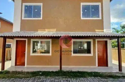 Casa com 2 dormitórios à venda, 60 m² por r$ 345.000,00 - itapeba - maricá/rj