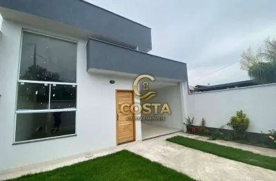 Casa com 3 dormitórios à venda, 137 m² por R$ 750.000,00 - Jardim Atlântico Oeste (Itaipuaçu) - Maricá/RJ