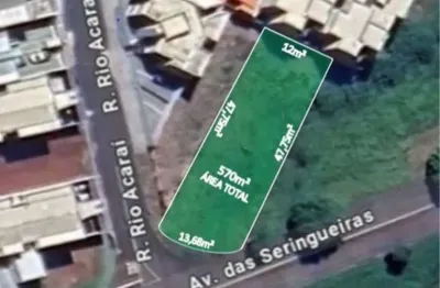 Terreno residencial para venda em residencial amazonas, 570m²
