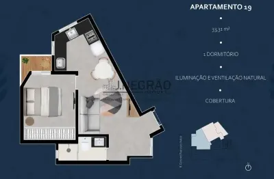 Apartamento com 1 quarto para alugar na Rua Coronel Francisco Inácio, 311, Vila Moinho Velho, São Paulo