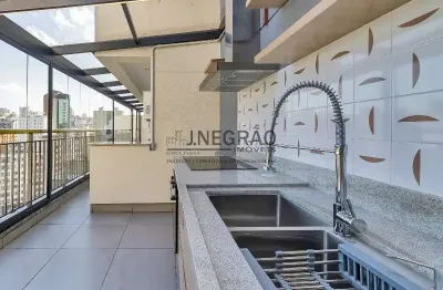 Imperdível cobertura à venda prox metro, bairro santa cecília: 1 quarto, 1 sala, 1 banheiro, 1 vaga, 70m². confira!
