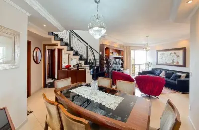 Cobertura no coração do Ipiranga: 4 quartos, 2 suítes, 1 sala, 5 banheiros, 3 vagas de garagem, 228m² de área.